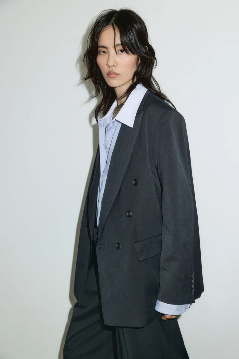 H&M Oversized twill blazer